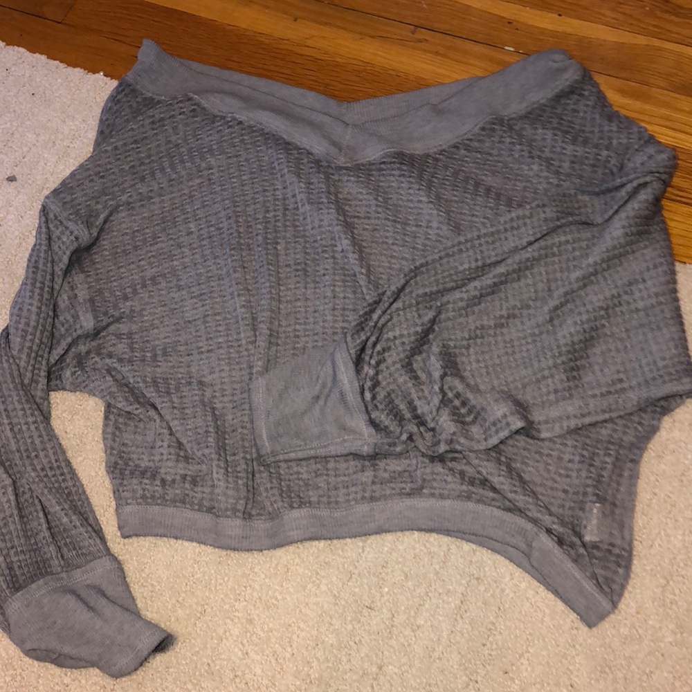 Free People long sleeve off shoulder top